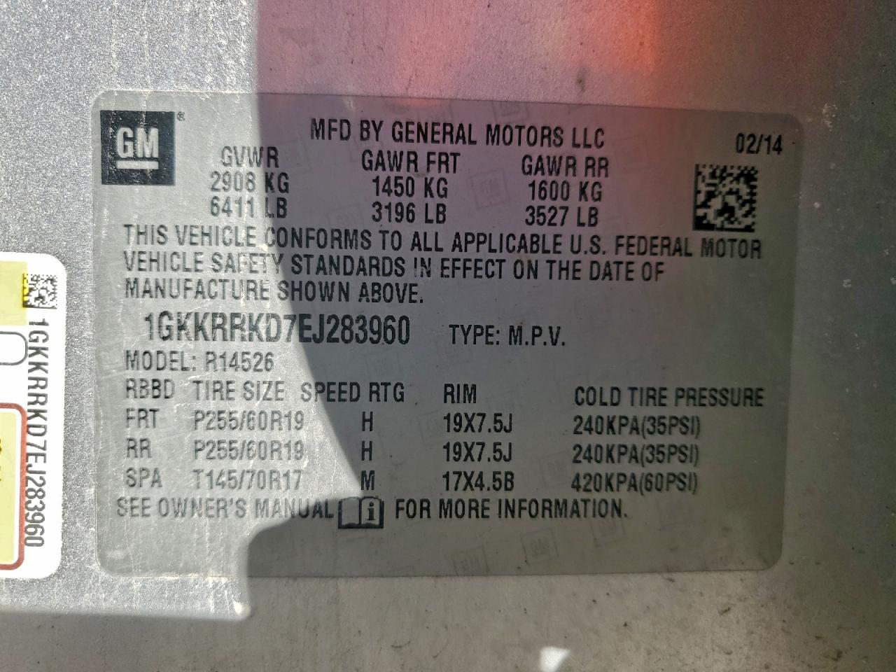 2014 GMC ACADIA SLT-1 photo 13