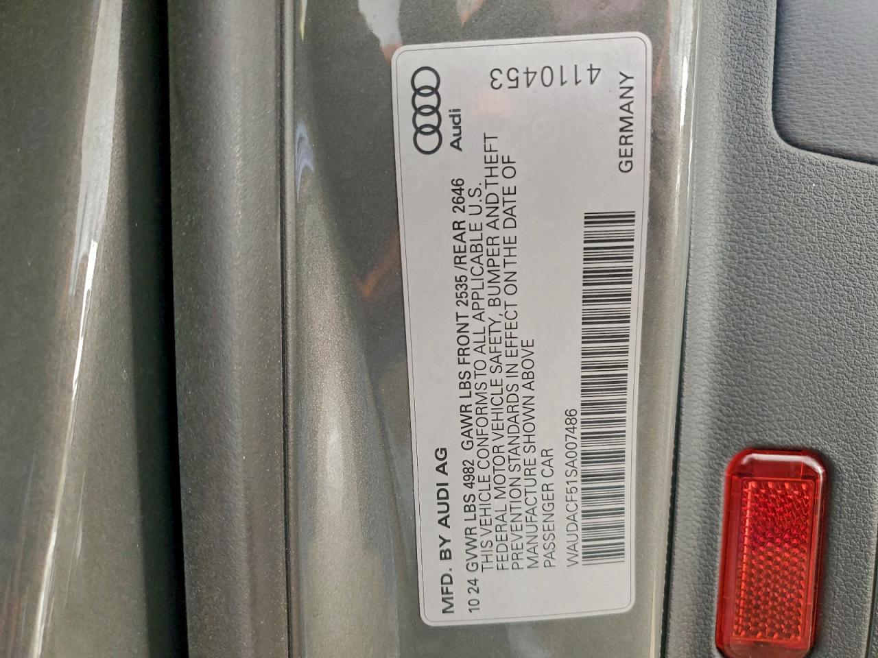 2025 AUDI A5 PREMIUM 45 photo 13