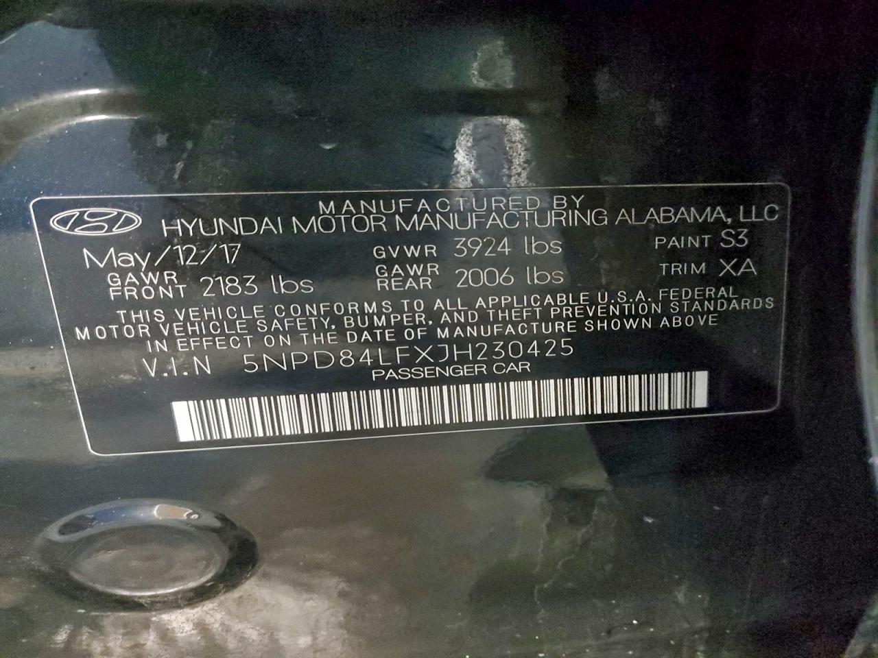 2018 HYUNDAI ELANTRA SEL photo 13