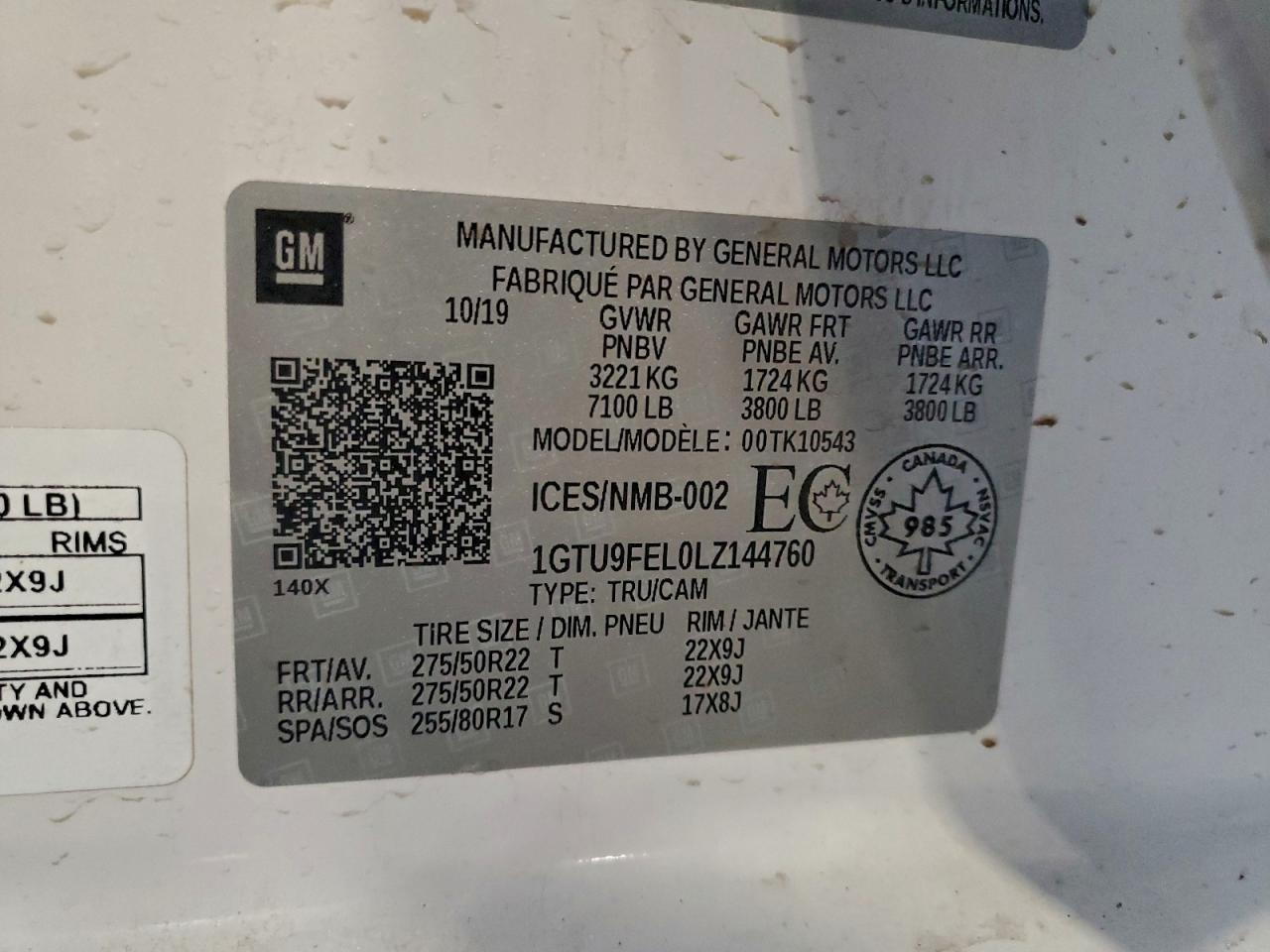 2020 GMC SIERRA K1500 DENALI photo 12