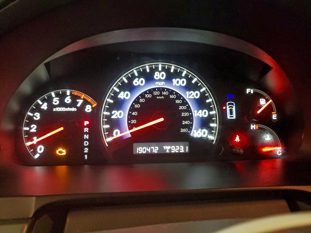 2008 HONDA ODYSSEY EXL photo 9