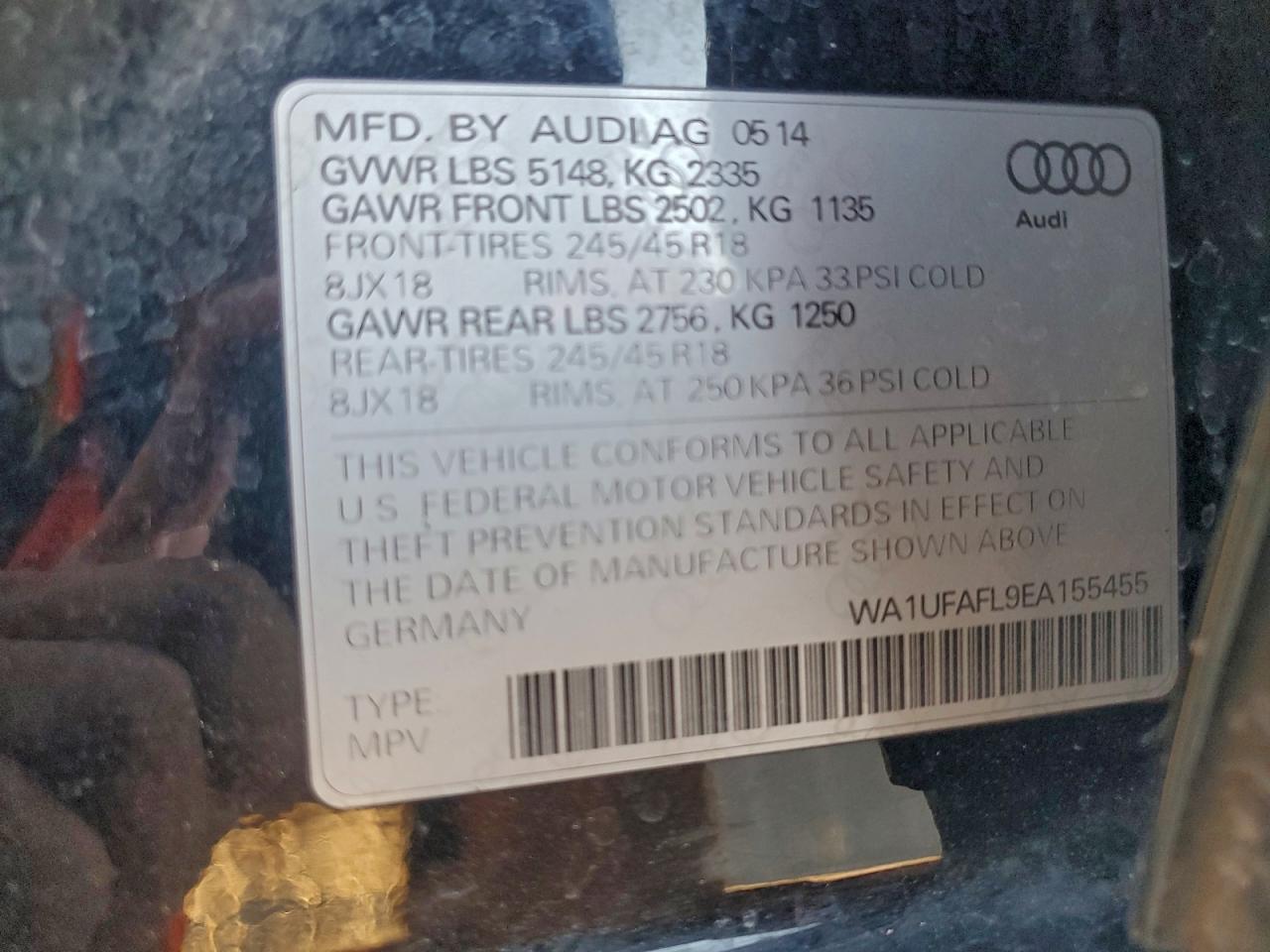 2014 AUDI A4 ALLROAD PREMIUM PLUS photo 12
