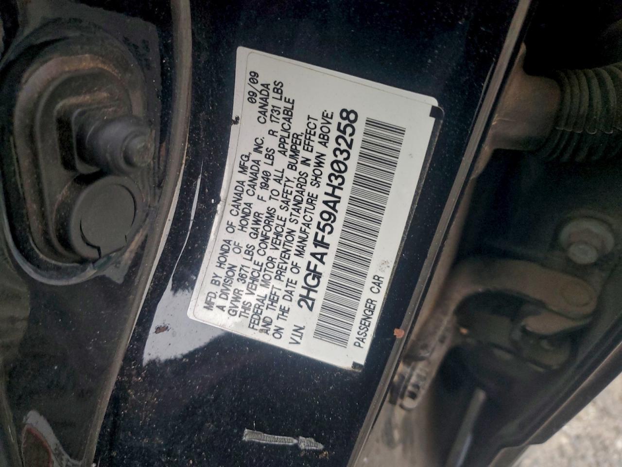 2010 HONDA CIVIC LX photo 12