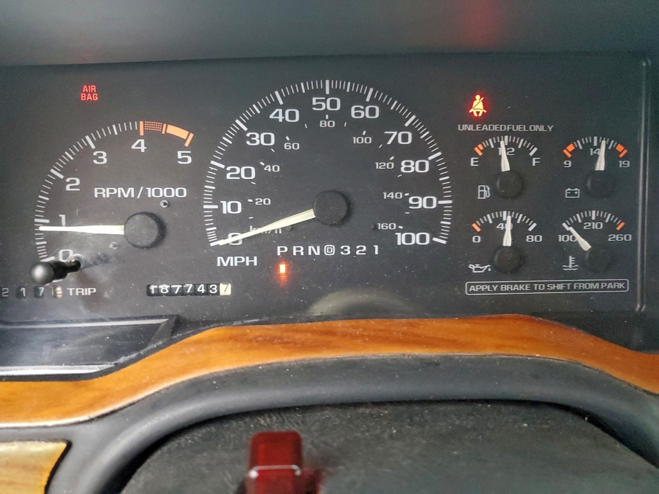 1995 CHEVROLET TAHOE K1500 photo 9