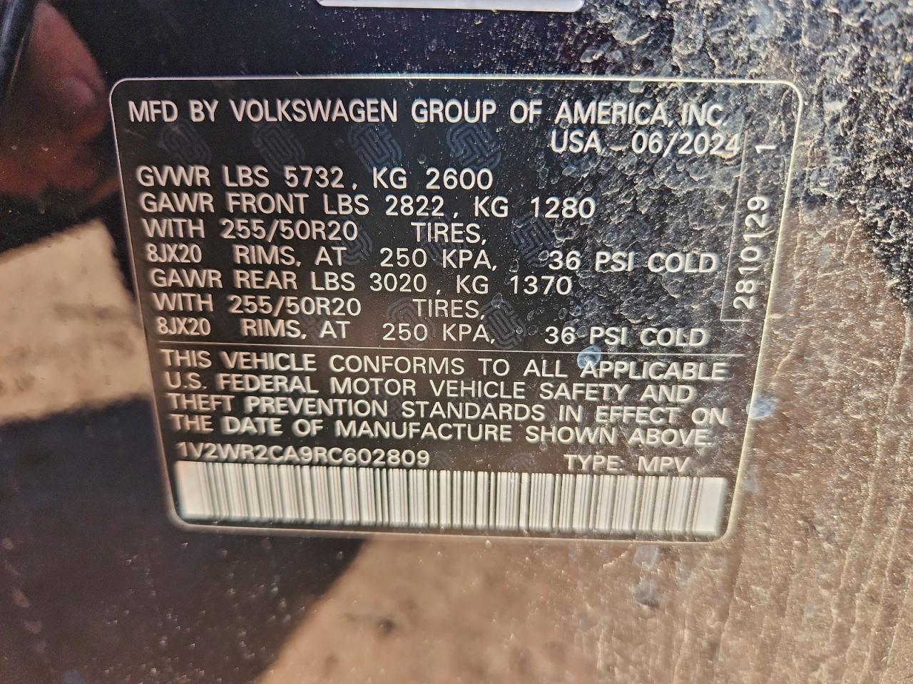 2024 VOLKSWAGEN ATLAS SE photo 14