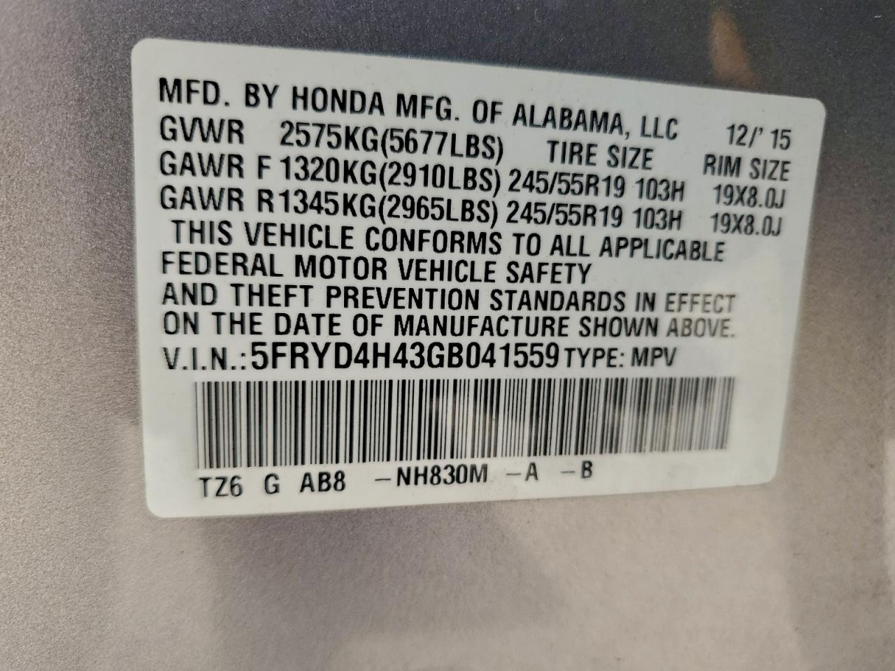 2016 ACURA MDX TECHNOLOGY photo 13