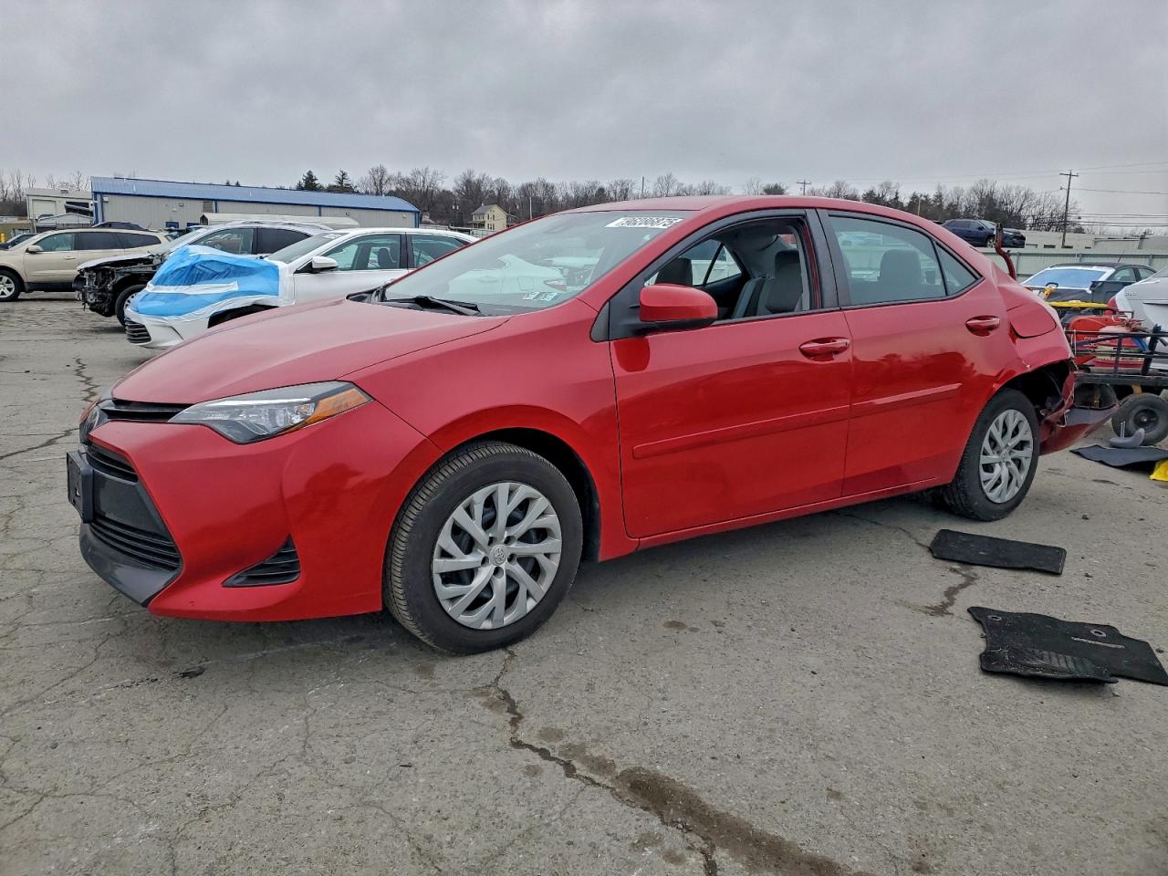 2017 TOYOTA COROLLA L — REAR END damage — photo 1