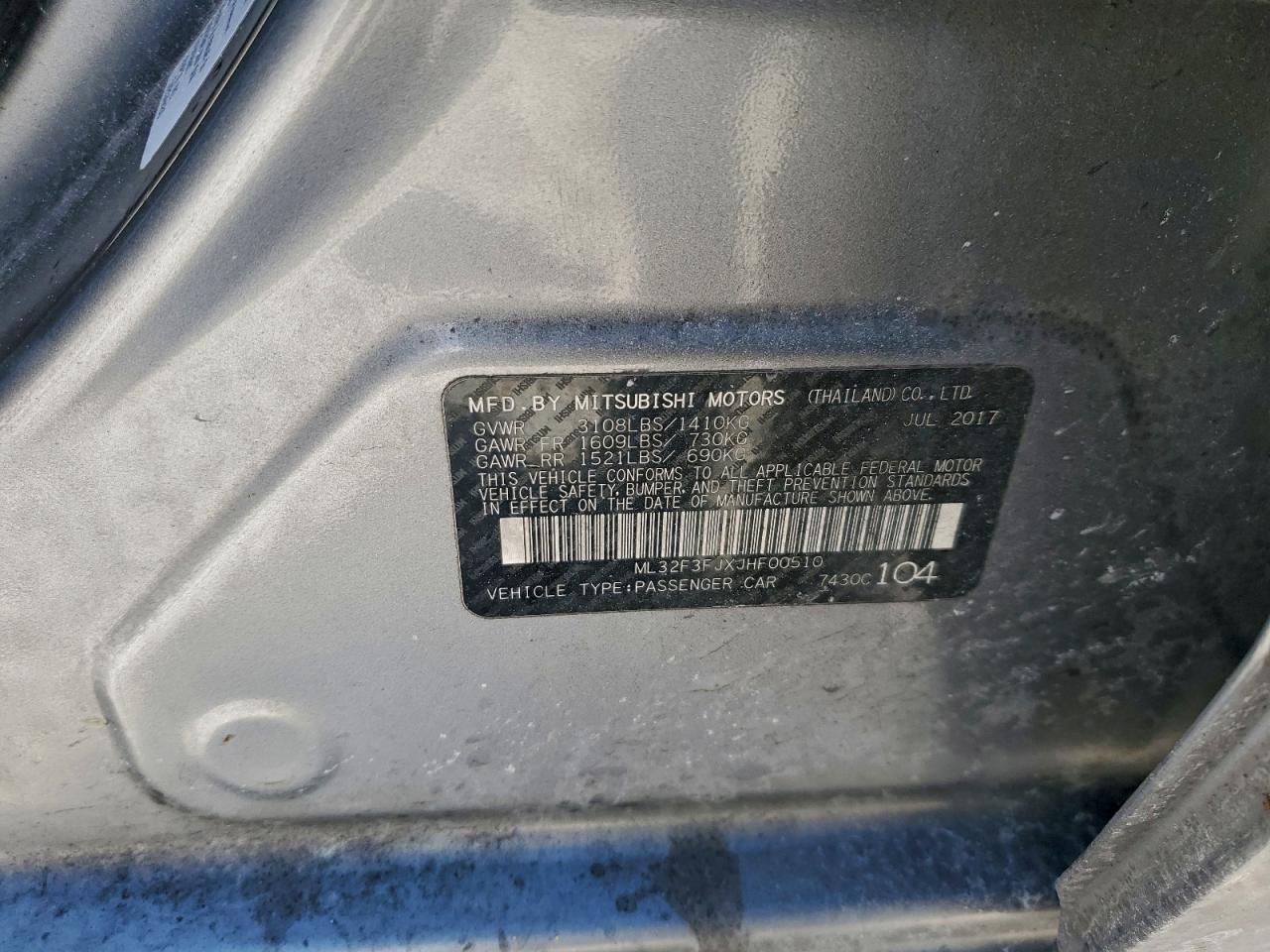 2018 MITSUBISHI MIRAGE G4 ES photo 12