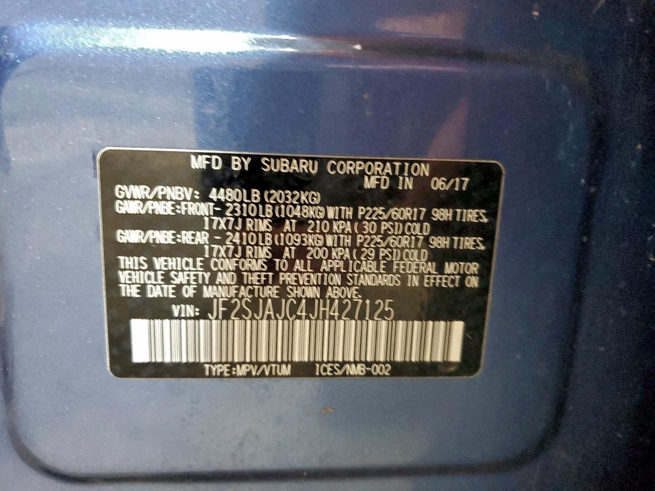 2018 SUBARU FORESTER 2.5I LIMITED photo 25