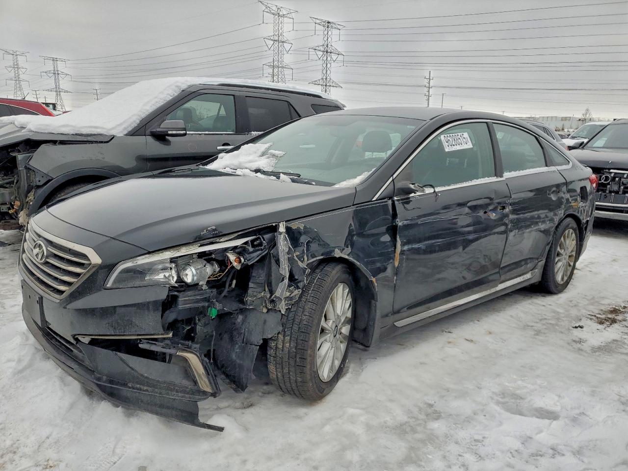 2015 HYUNDAI SONATA SPORT — SIDE damage — photo 1