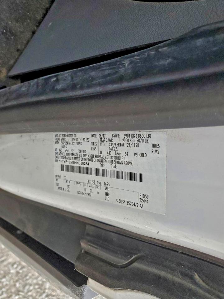 2017 FORD TRANSIT 150 DELIVERY VAN photo 13