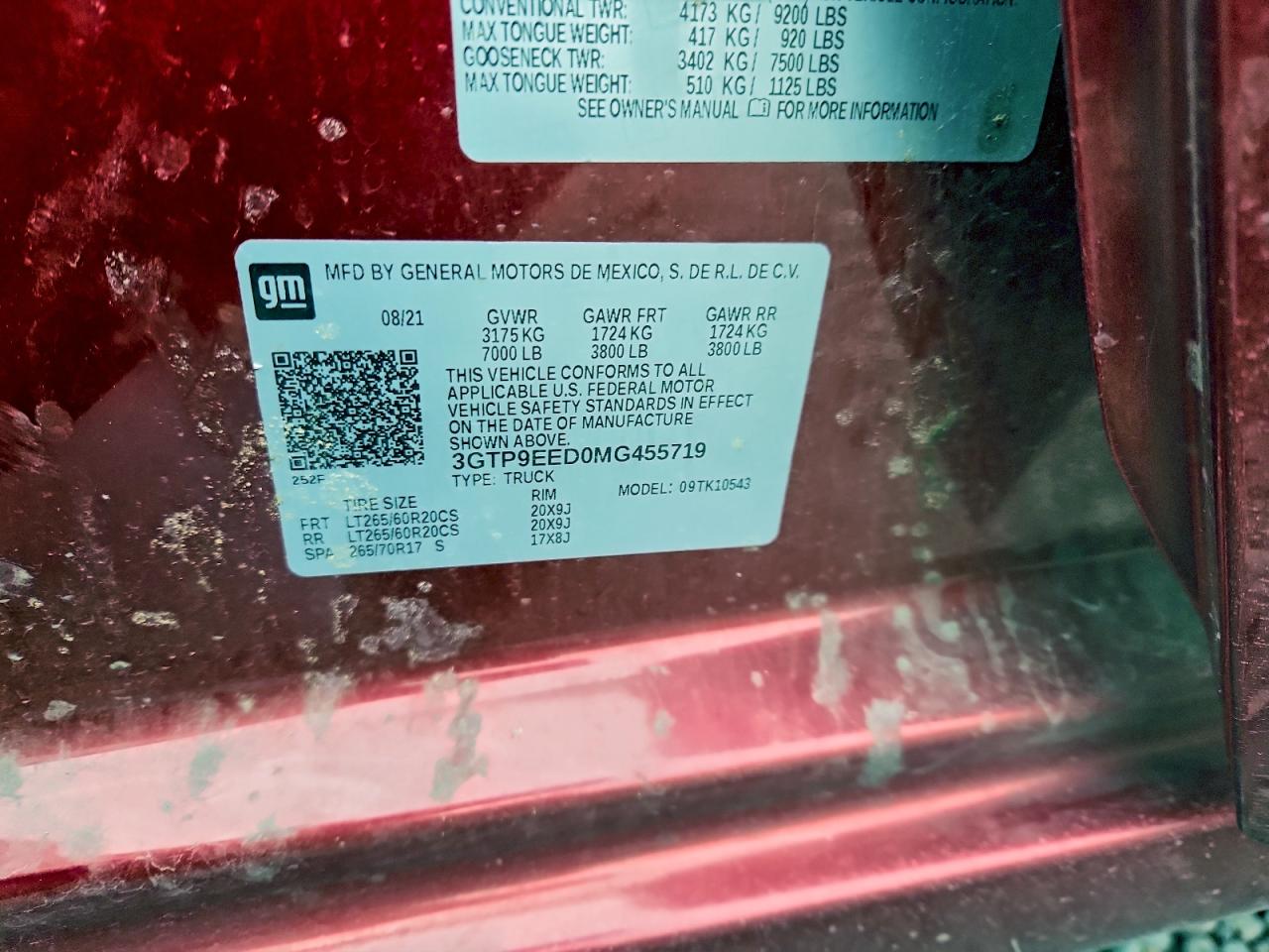 2021 GMC SIERRA K1500 AT4 photo 12