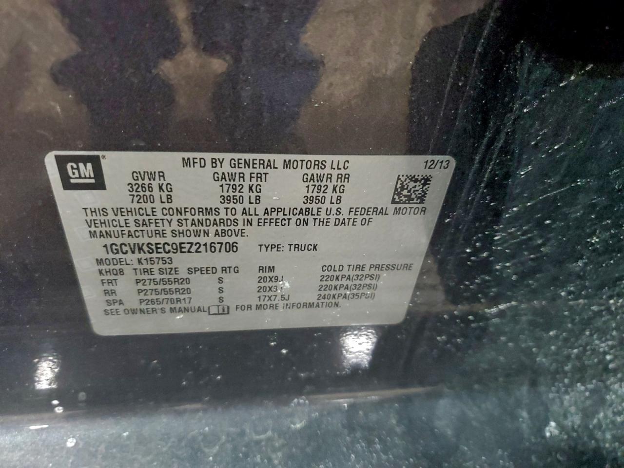 2014 CHEVROLET SILVERADO K1500 LTZ photo 12