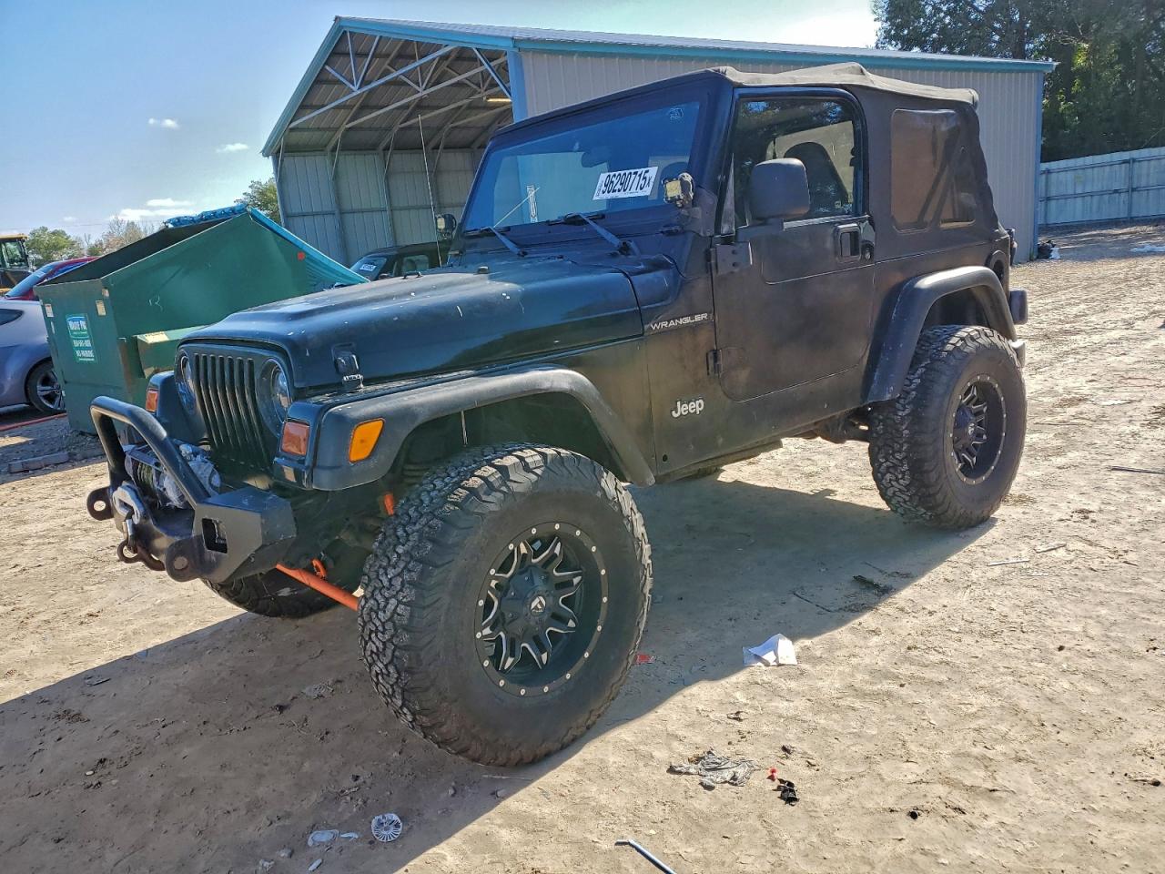 2002 JEEP WRANGLER / TJ SPORT — MINOR DENT/SCRATCHES damage — photo 1