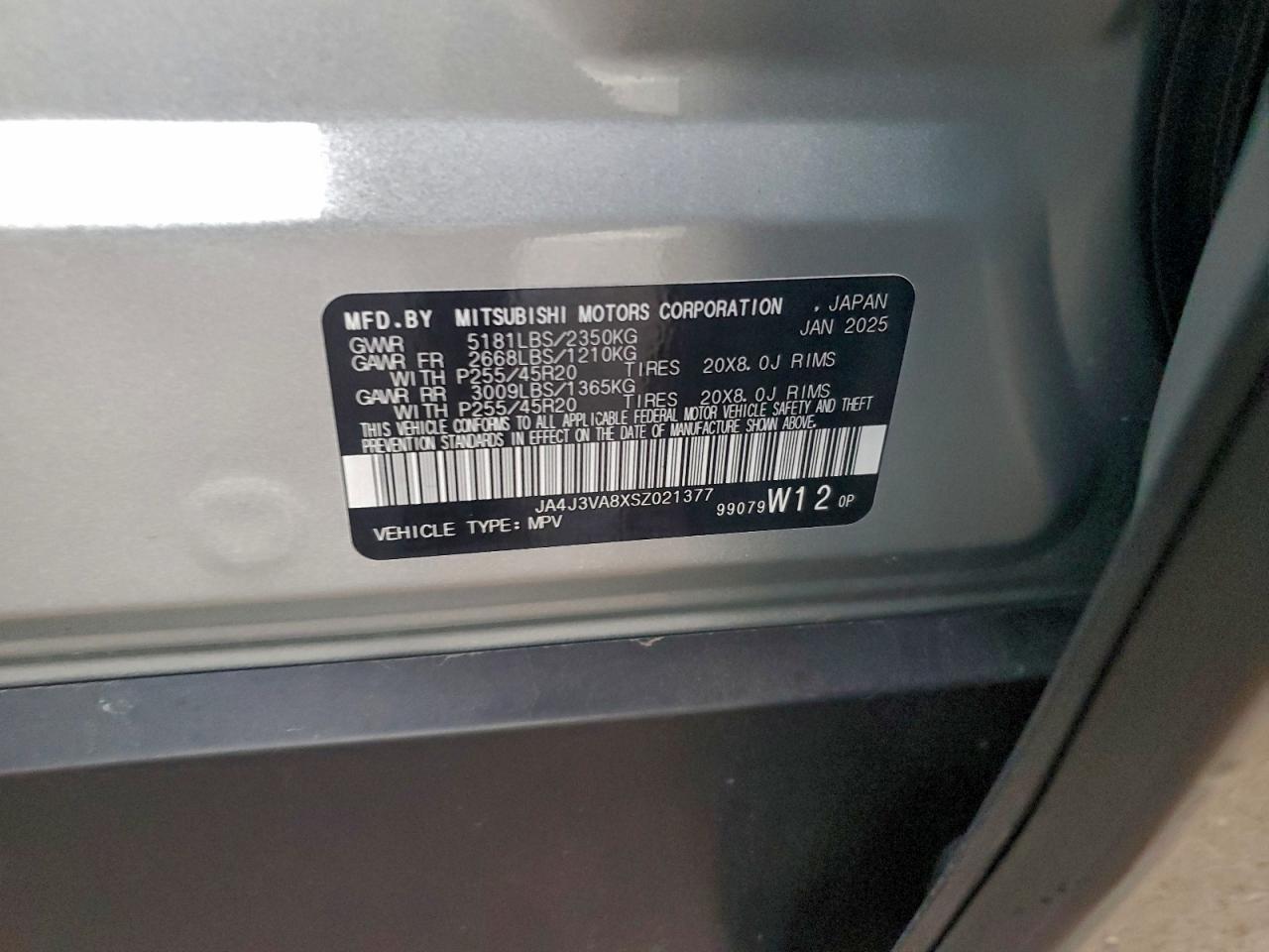 2025 MITSUBISHI OUTLANDER SE photo 12