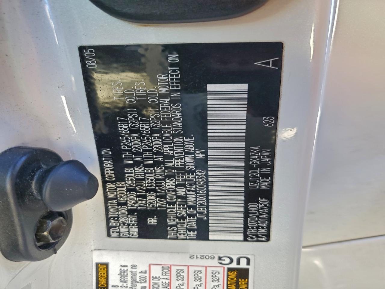 2006 LEXUS GX 470 photo 14