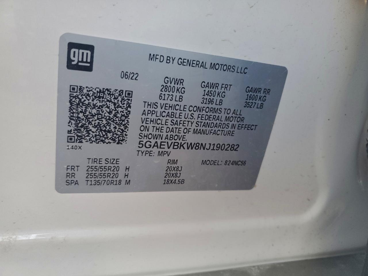 2022 BUICK ENCLAVE PREMIUM photo 23