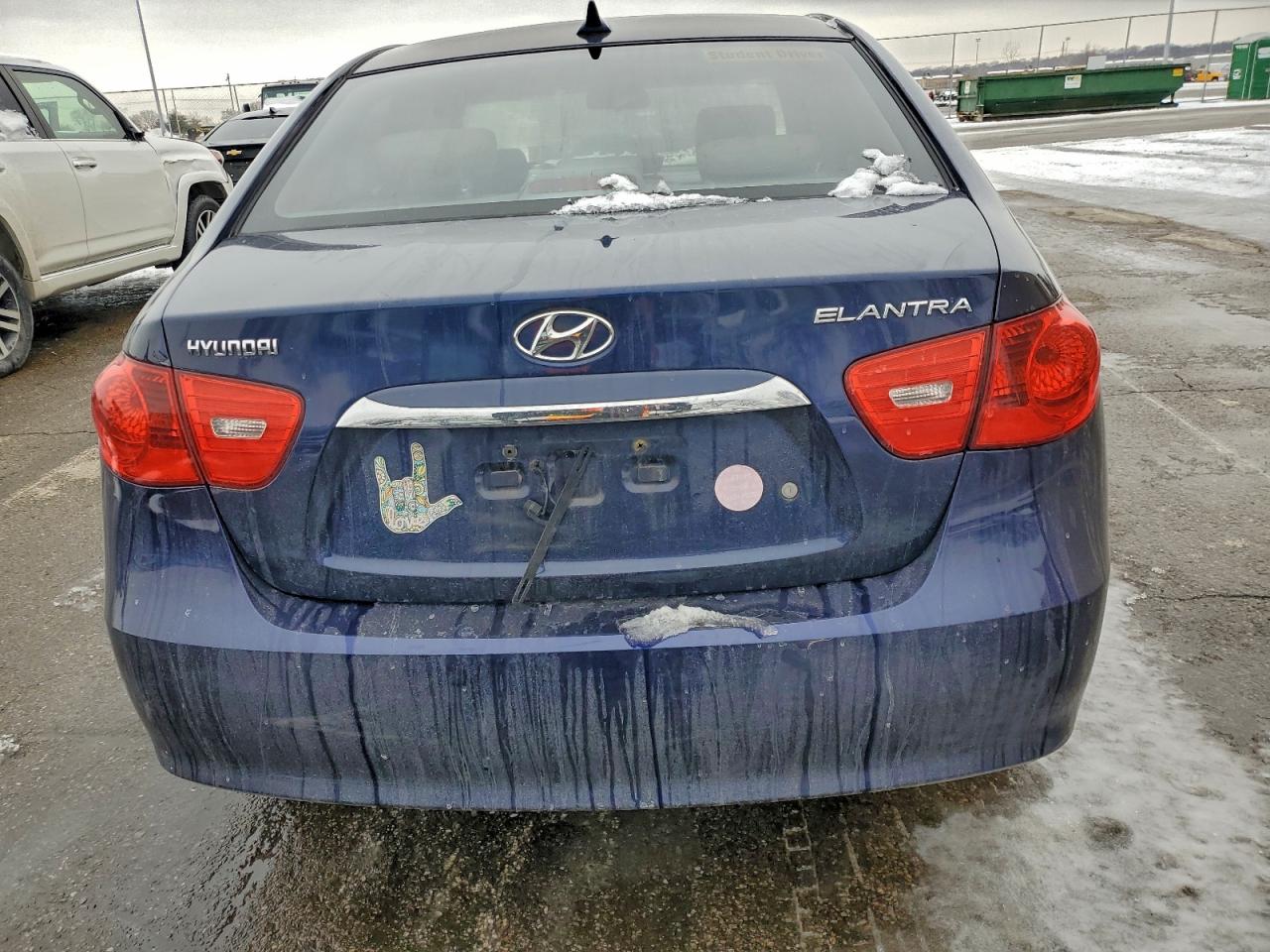 2010 HYUNDAI ELANTRA BLUE photo 6