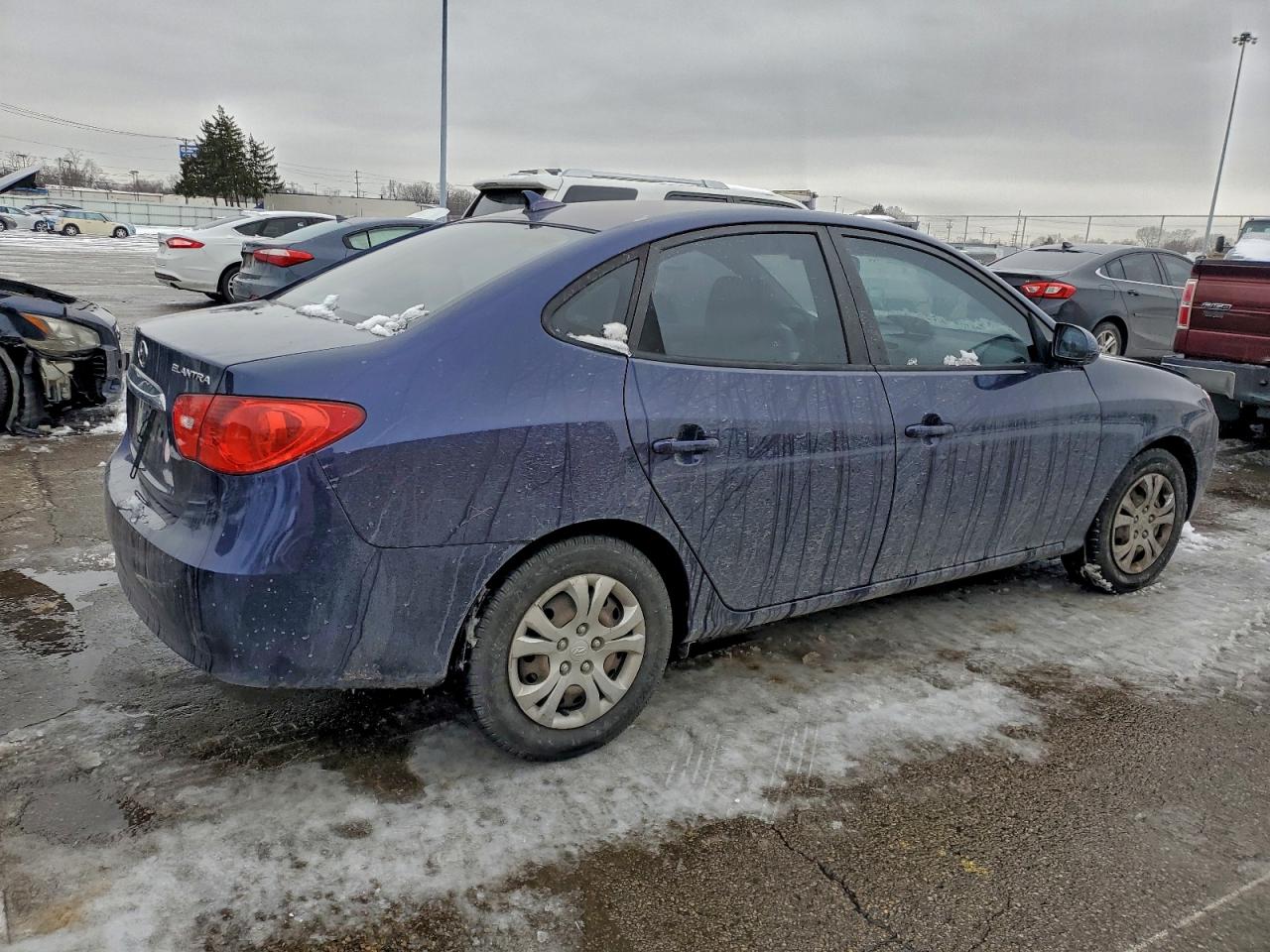 2010 HYUNDAI ELANTRA BLUE photo 3