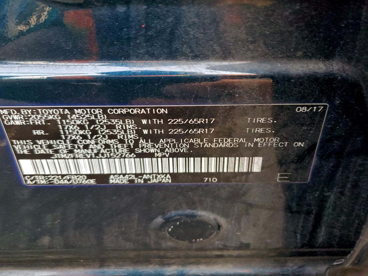 2018 TOYOTA RAV4 LE photo 14