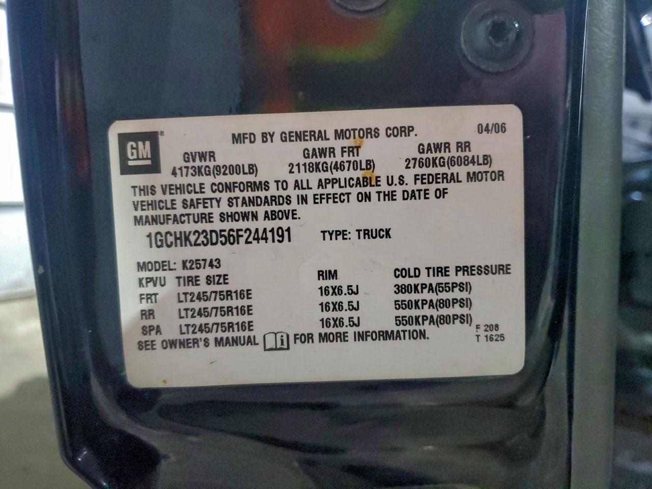 2006 CHEVROLET SILVERADO K2500 HEAVY DUTY photo 12
