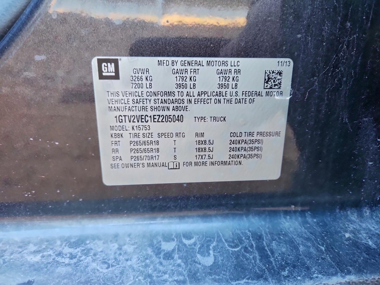 2014 GMC SIERRA K1500 SLT photo 12