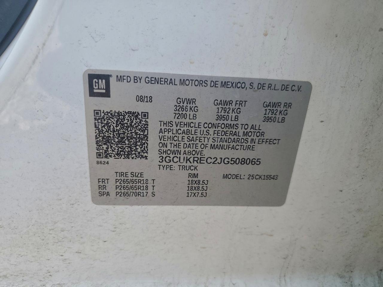 2018 CHEVROLET SILVERADO K1500 LT photo 12