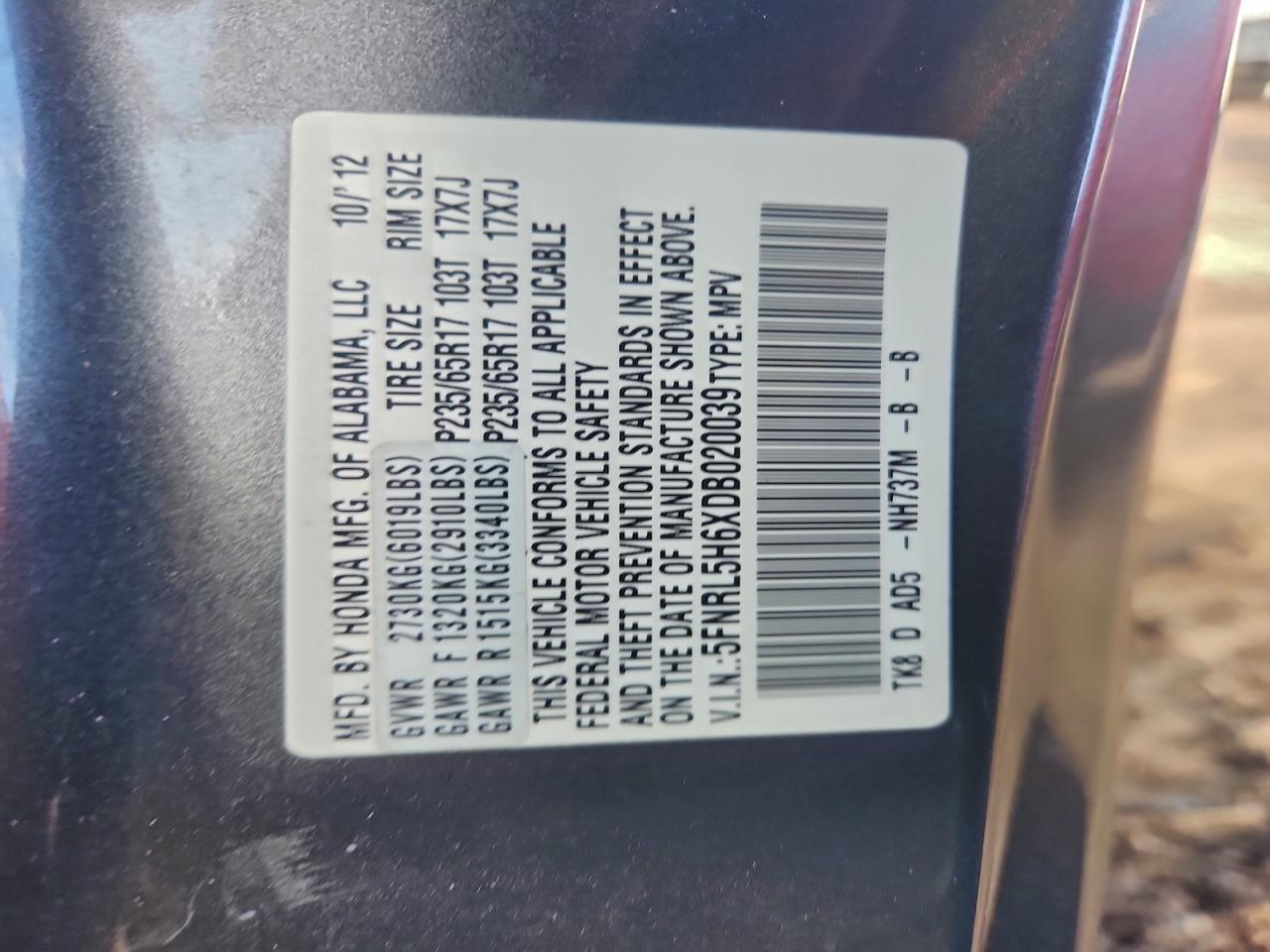 2013 HONDA ODYSSEY EXL photo 13