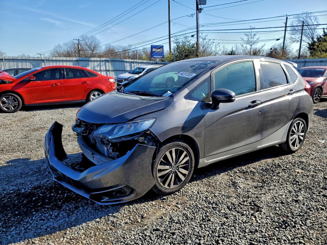 2019 HONDA FIT EX — FRONT END damage — photo 1