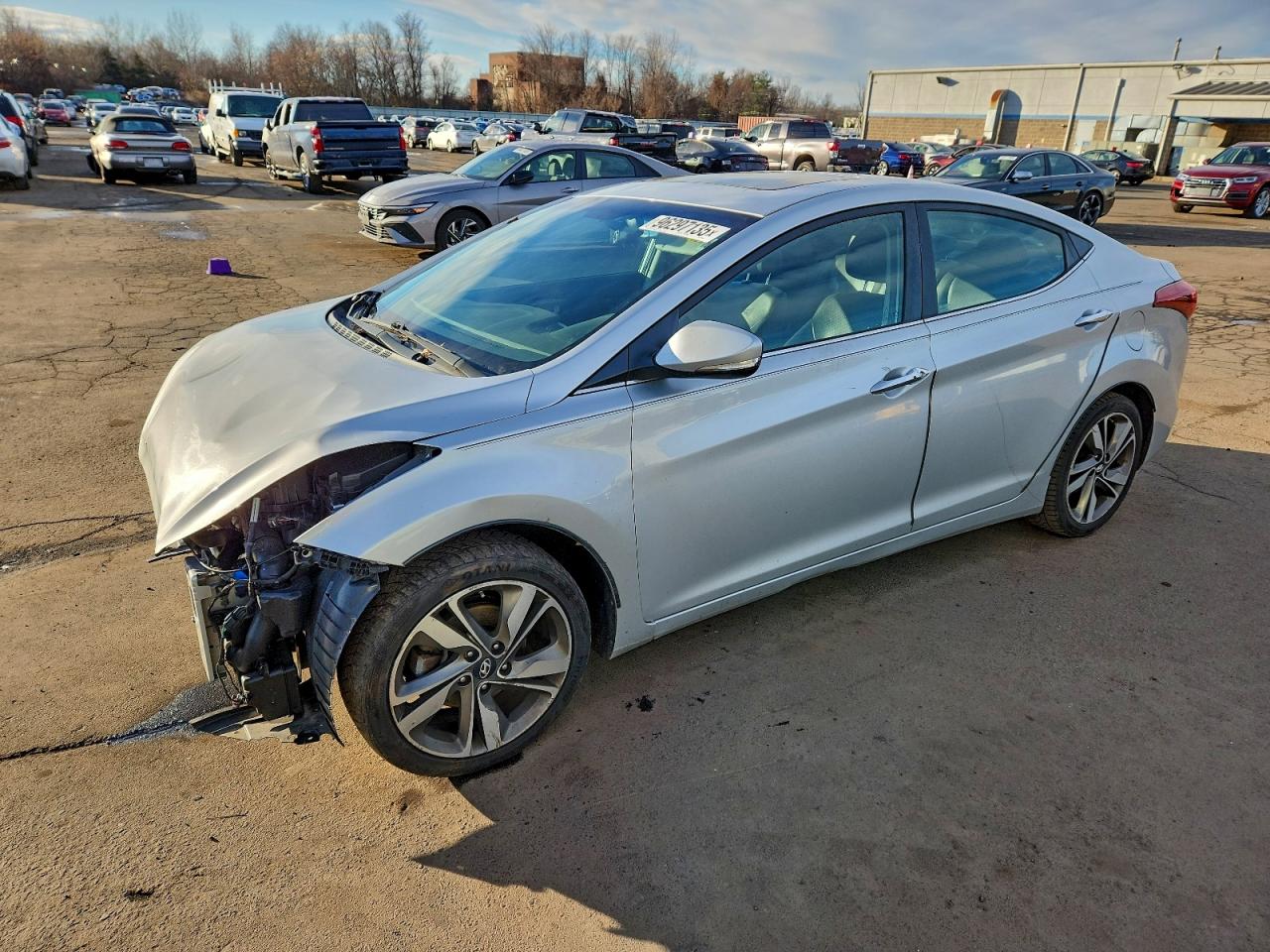 2014 HYUNDAI ELANTRA SE — FRONT END damage — photo 1