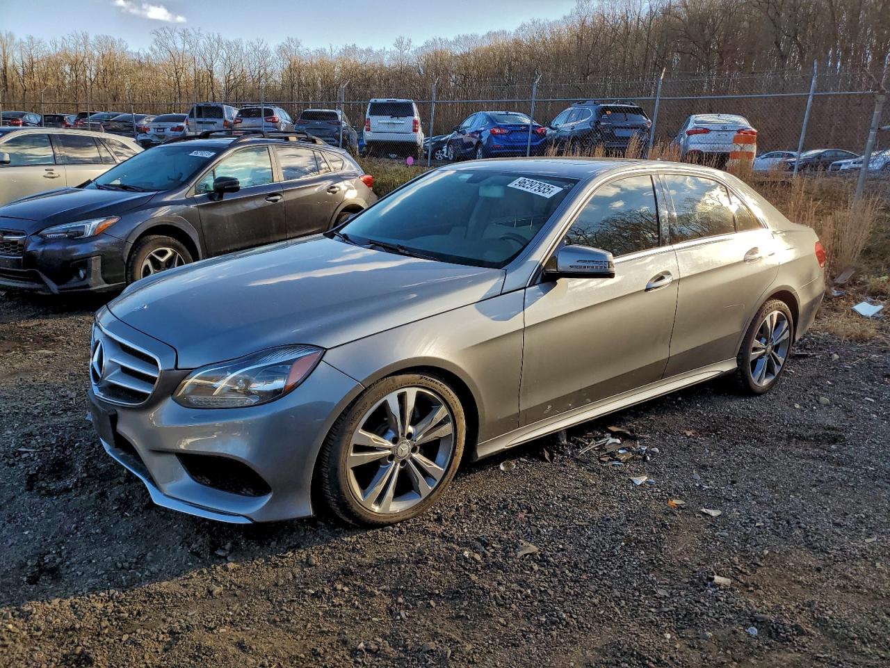 2014 MERCEDES-BENZ E 350 — UNDERCARRIAGE damage — photo 1