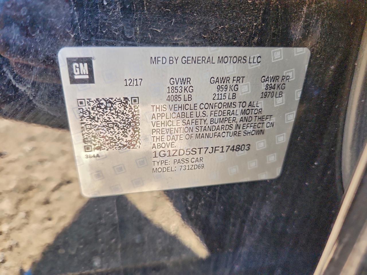 2018 CHEVROLET MALIBU LT photo 23