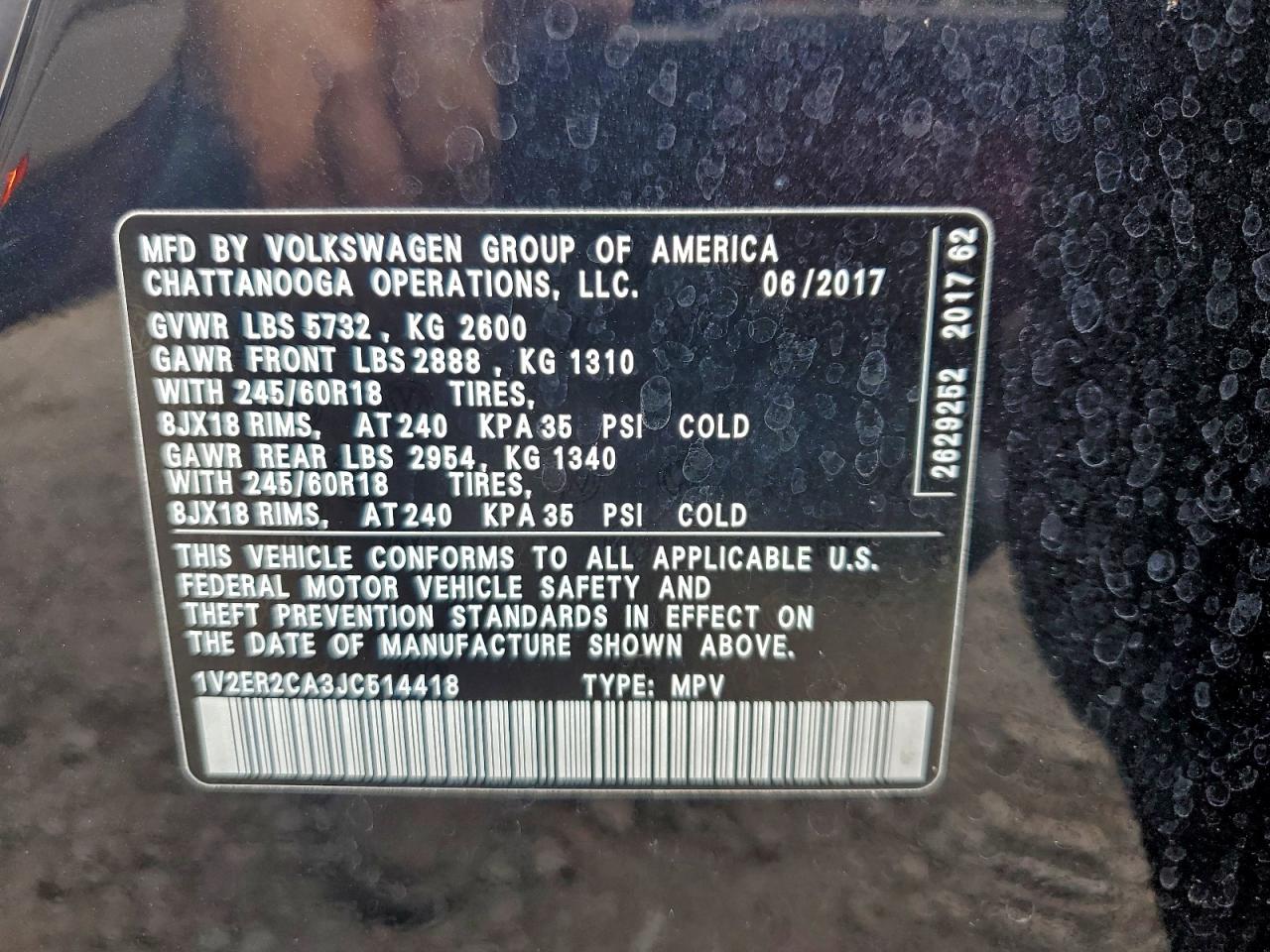 2018 VOLKSWAGEN ATLAS SEL photo 25