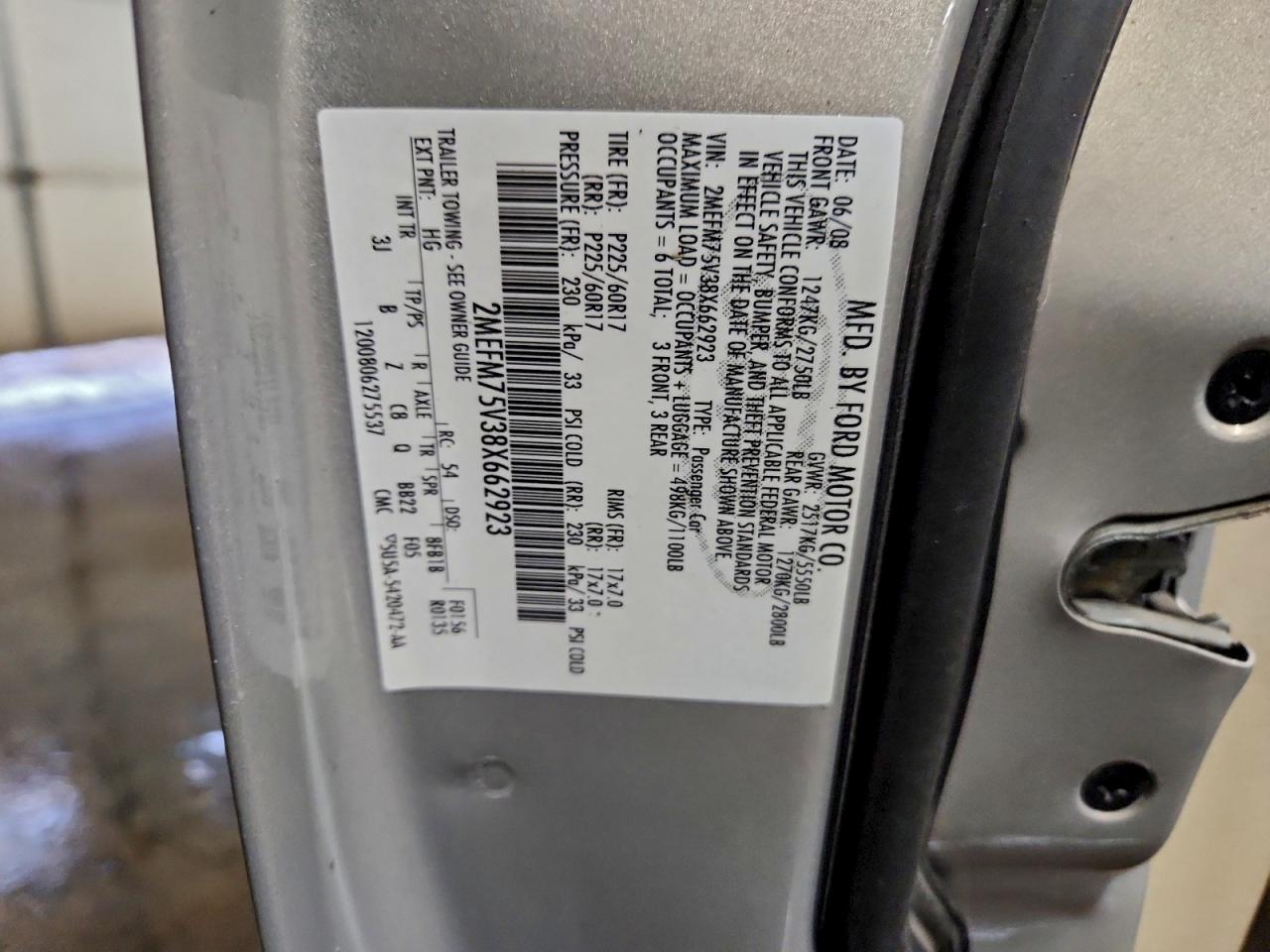 2008 MERCURY GRAND MARQUIS LS photo 12