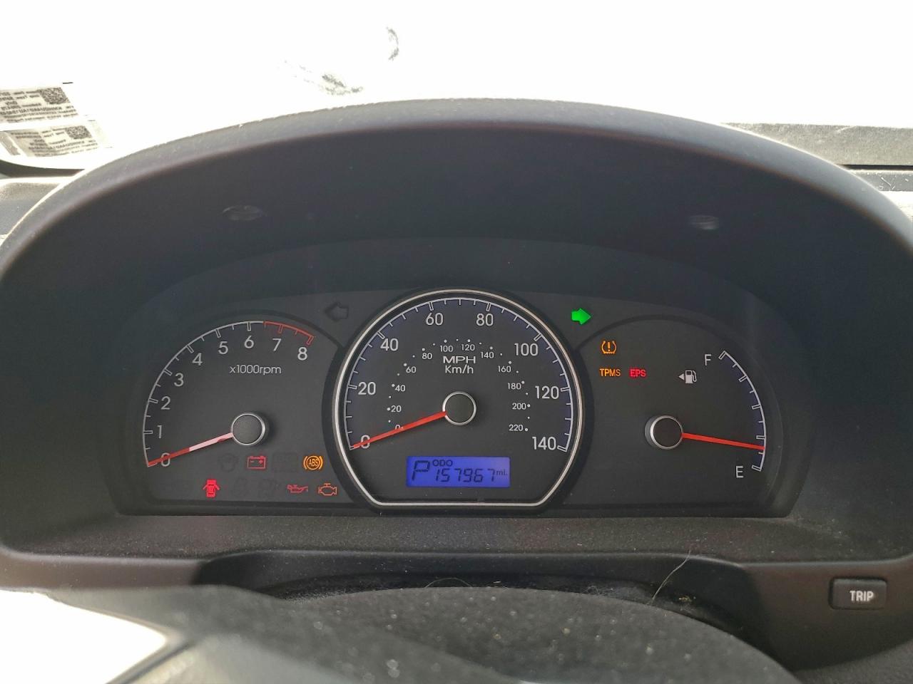 2010 HYUNDAI ELANTRA BLUE photo 9