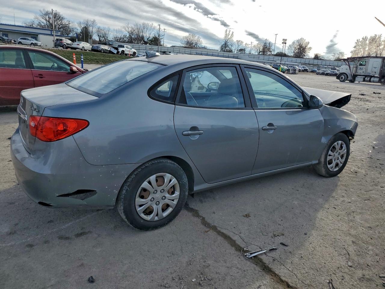 2010 HYUNDAI ELANTRA BLUE photo 3