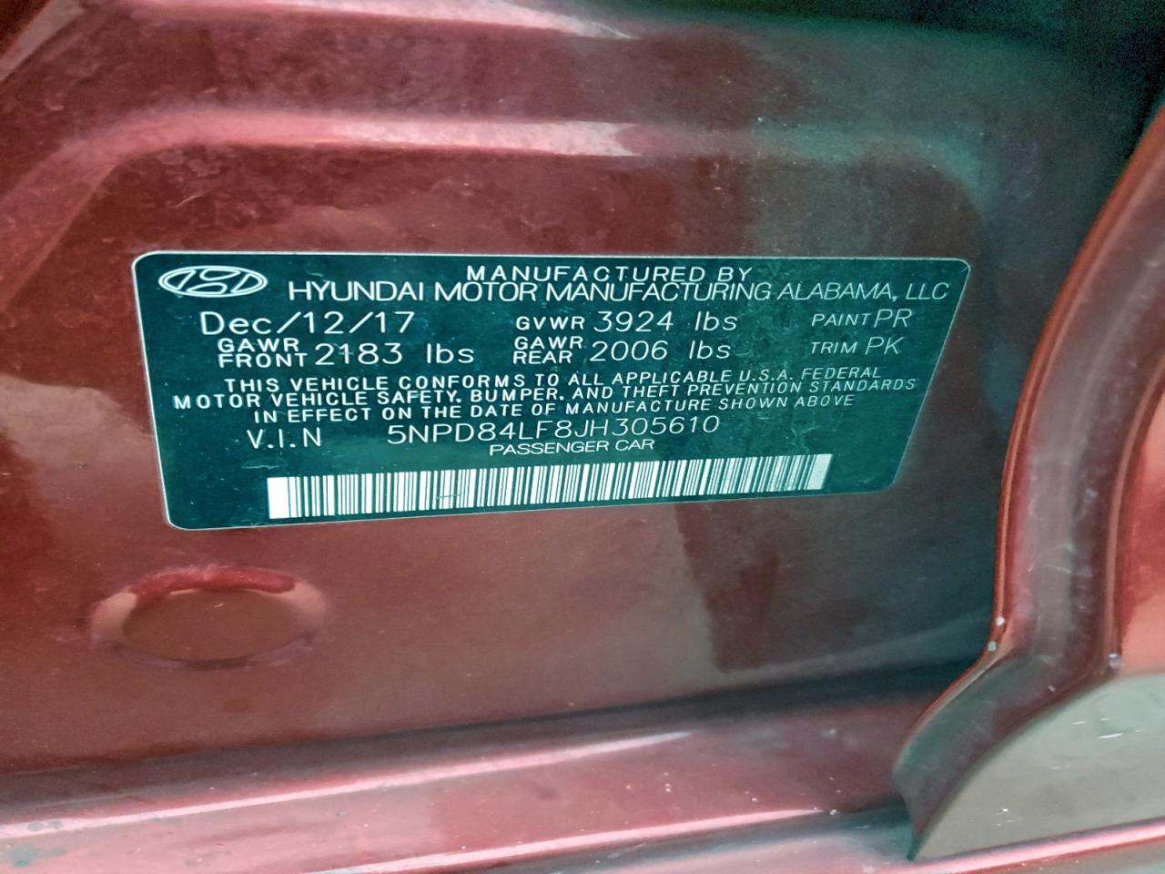 2018 HYUNDAI ELANTRA SEL photo 12
