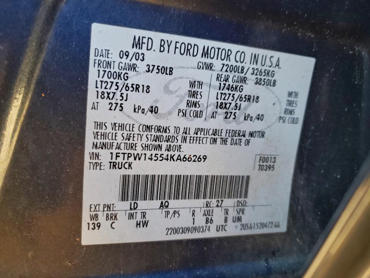 2004 FORD F150 SUPERCREW photo 34