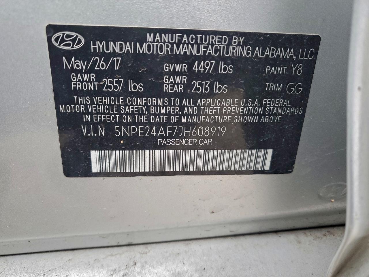 2018 HYUNDAI SONATA SE photo 23