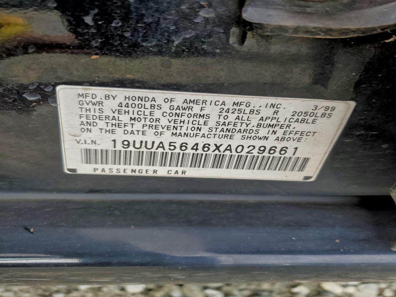 1999 ACURA 3.2TL photo 23