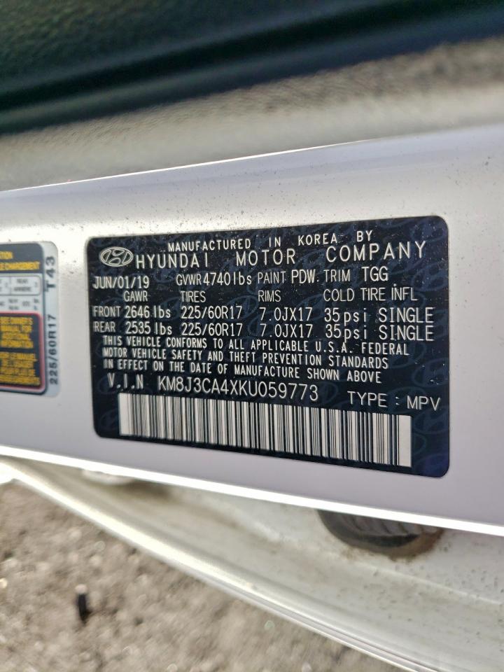 2019 HYUNDAI TUCSON LIMITED photo 12