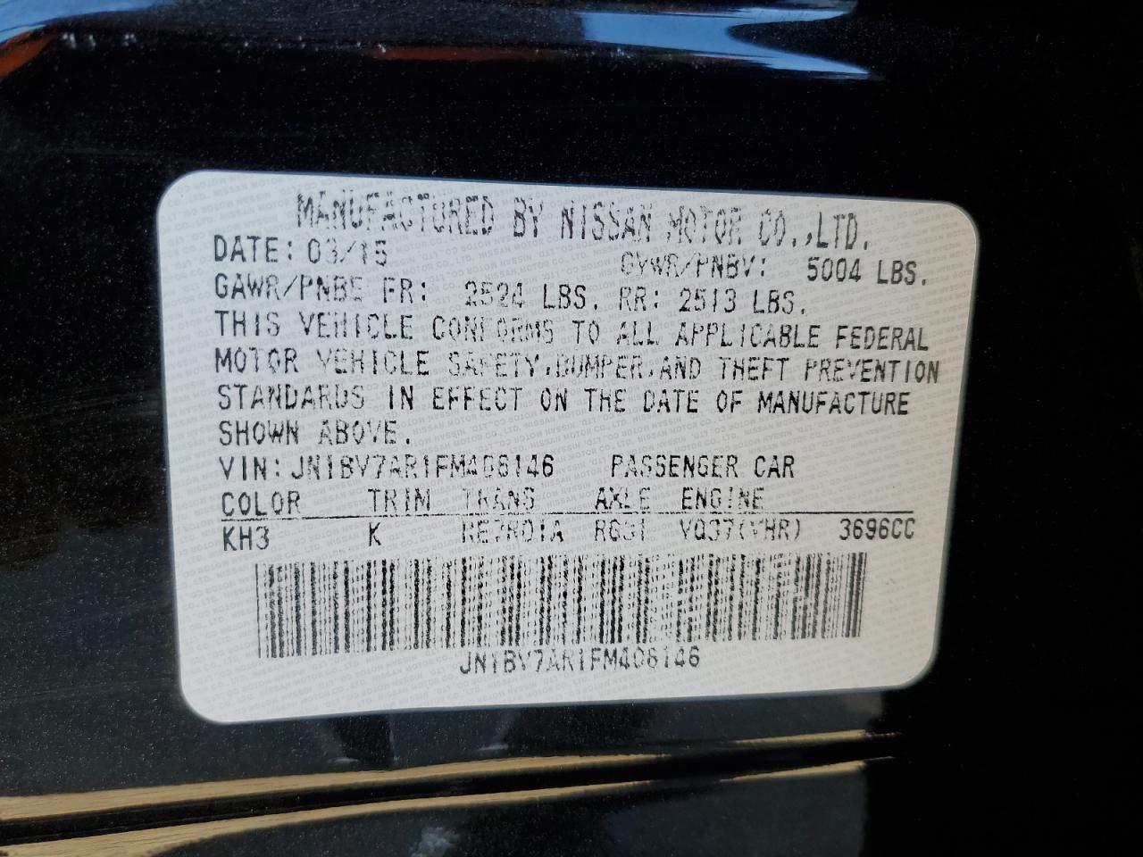 2015 INFINITI Q50 BASE photo 13