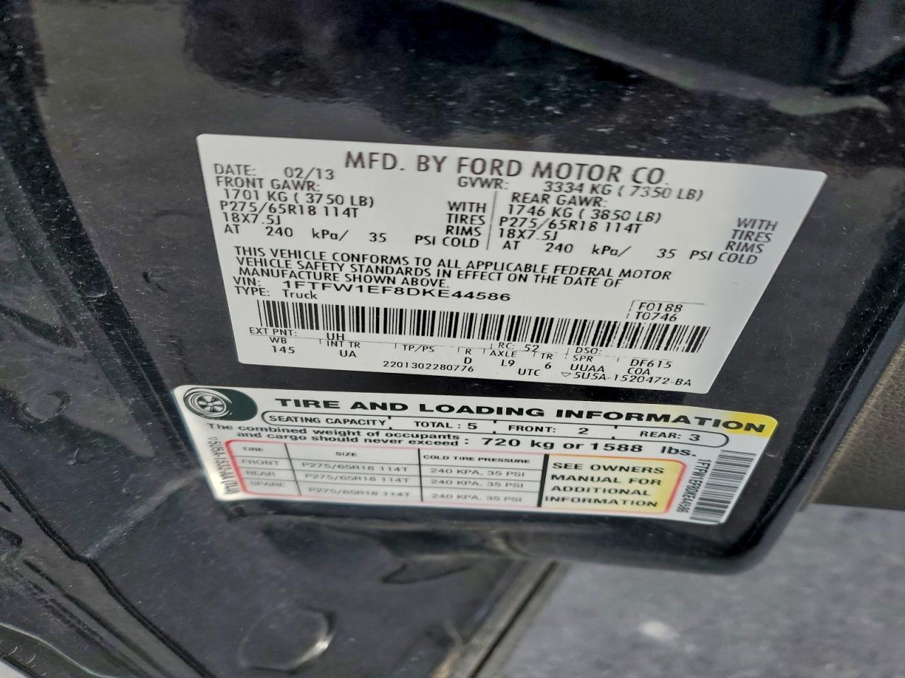 2013 FORD F150 SUPERCREW photo 23