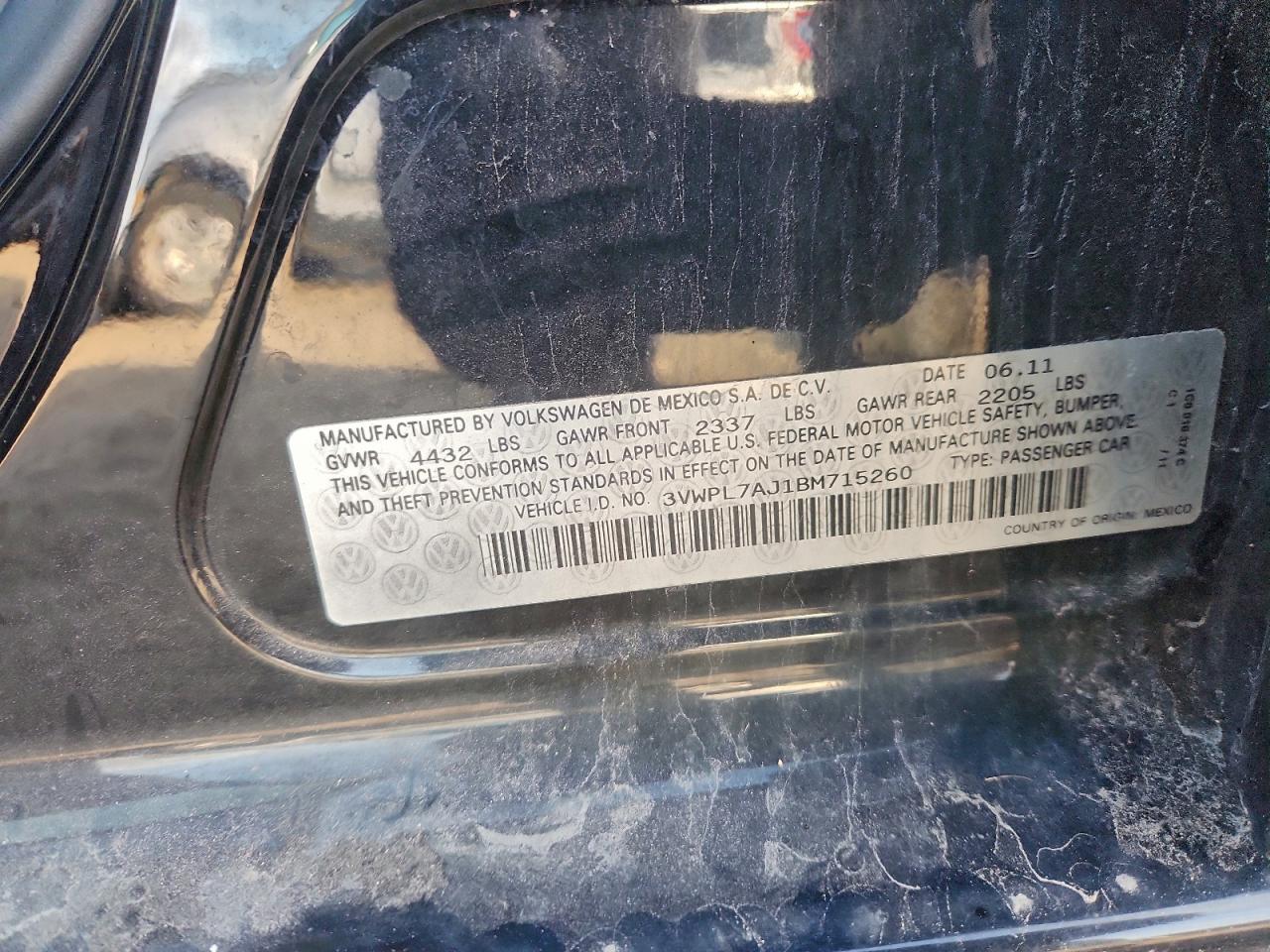 2011 VOLKSWAGEN JETTA TDI photo 12