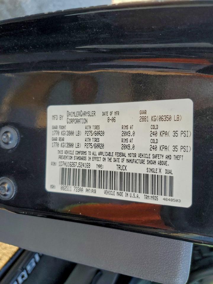 2007 DODGE RAM 1500 ST photo 12