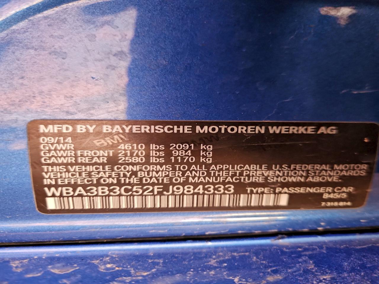 2015 BMW 328 XI photo 25
