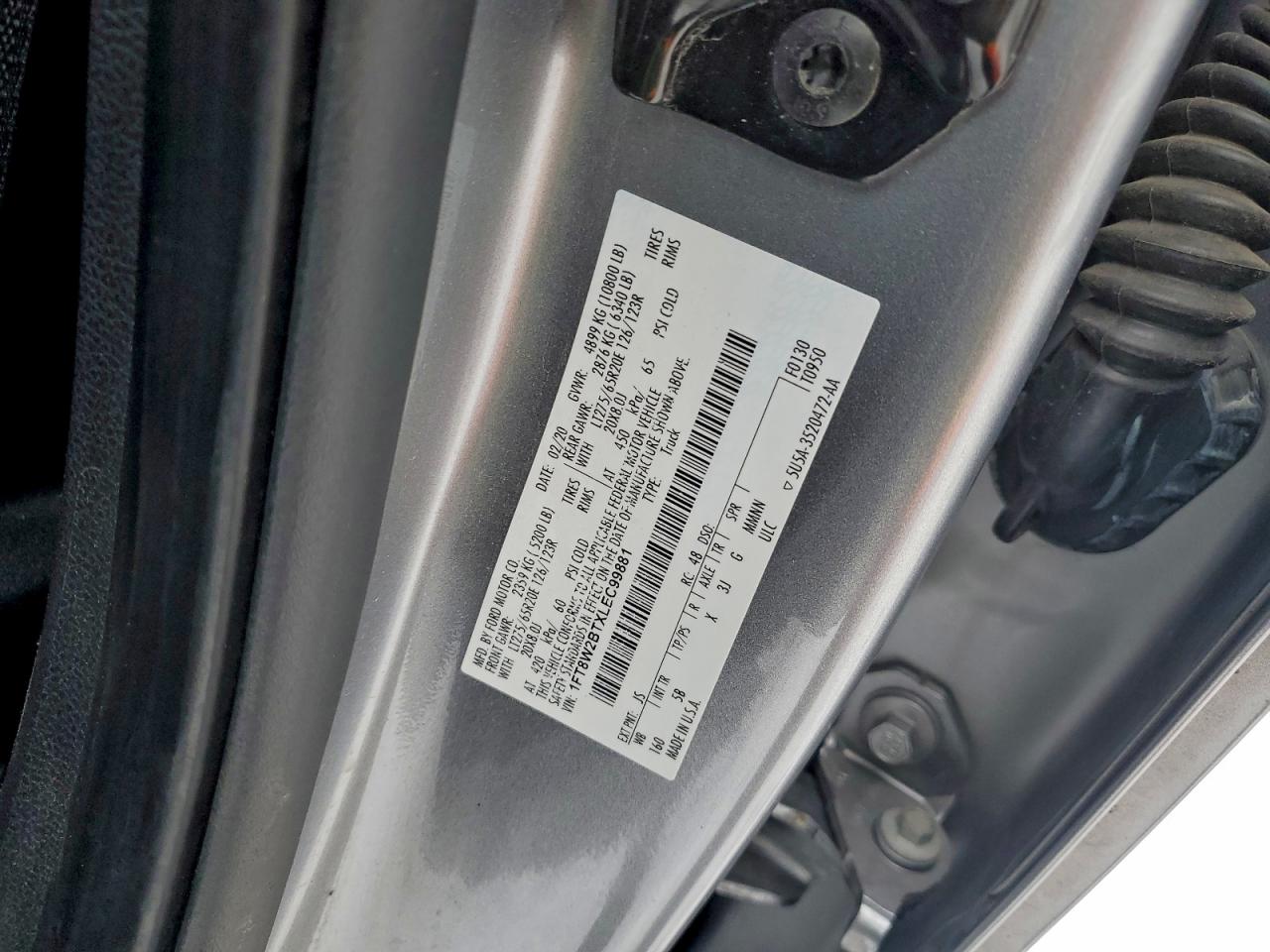2020 FORD F250 SUPER DUTY photo 12