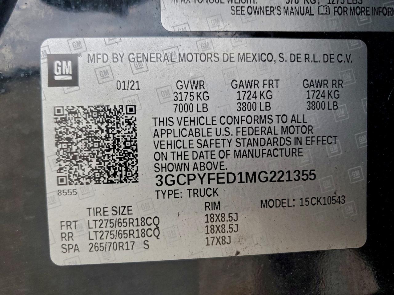 2021 CHEVROLET SILVERADO K1500 LT TRAIL BOSS photo 13