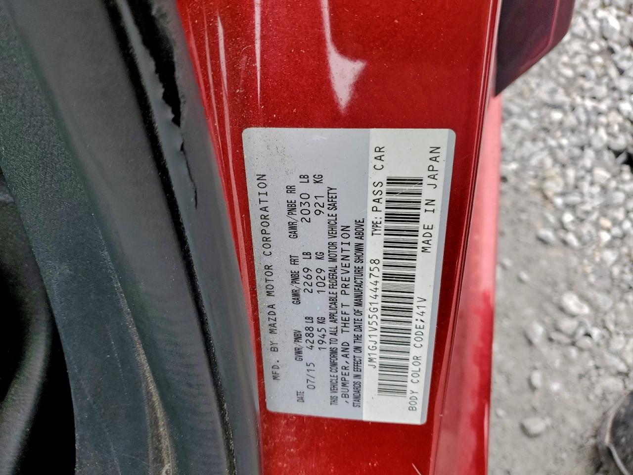 2016 MAZDA 6 TOURING photo 12