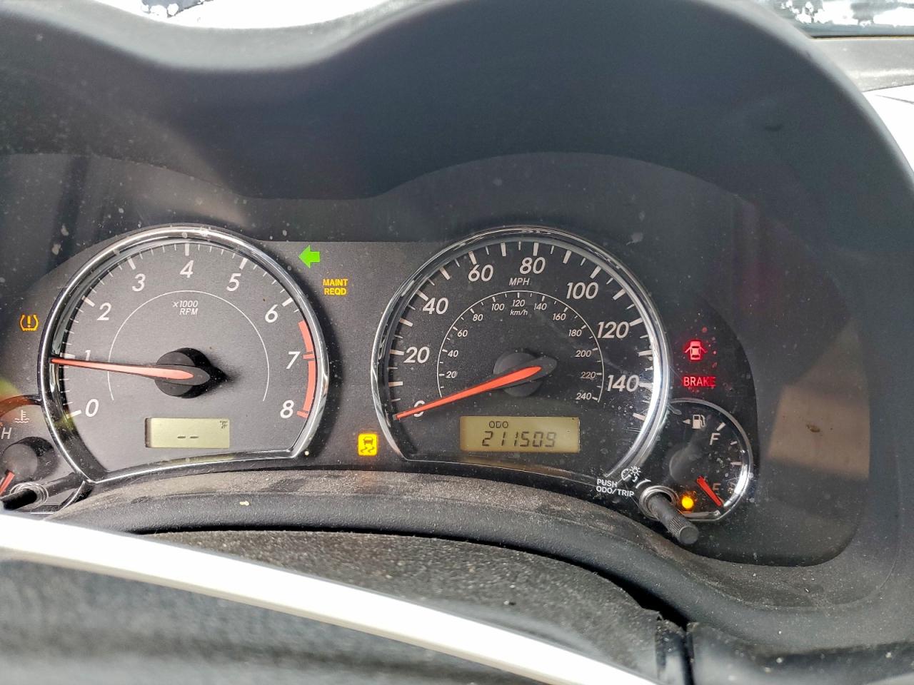 2011 TOYOTA COROLLA BASE photo 9